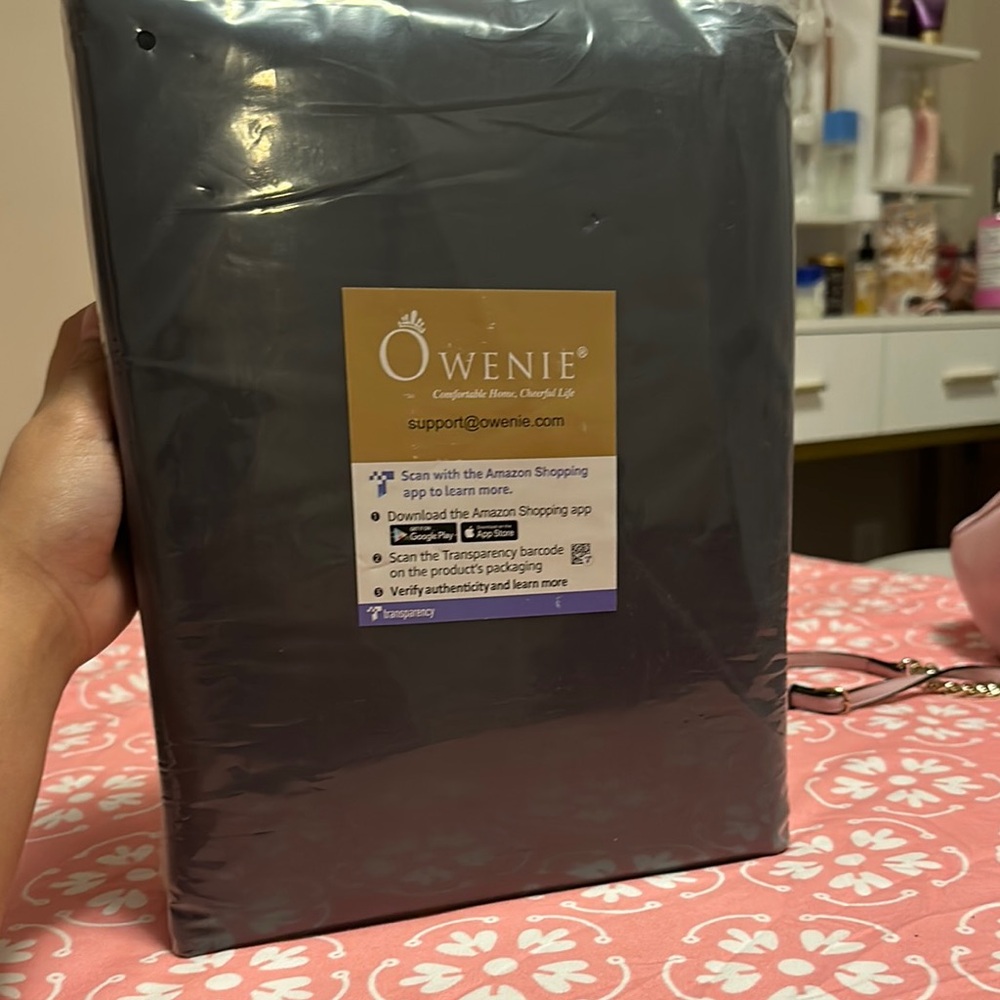 Owenie black curtains
